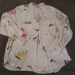 A New Day floral sheer blouse Size XXL